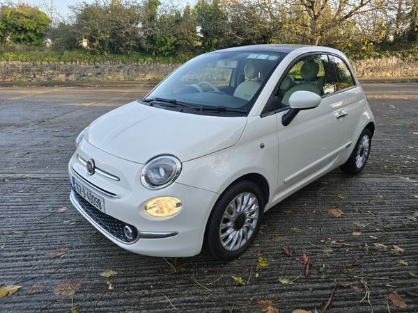 Fiat 500 Hatchback, Petrol, 2016, White
