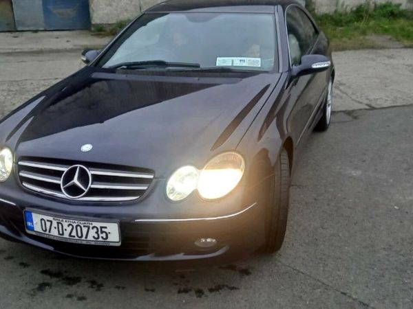 Mercedes-Benz CLK Coupe, Petrol, 2007, Blue