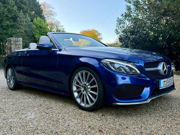 Mercedes-Benz C-Class Convertible, Diesel, 2017, Blue