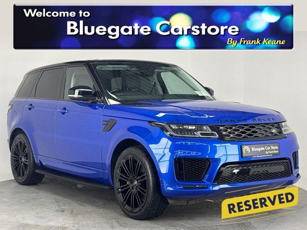 Land Rover Range Rover Sport SUV, Petrol Hybrid, 2022, Blue