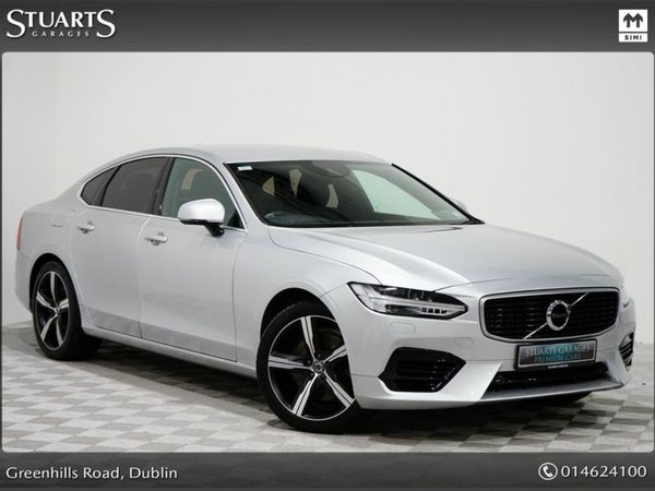 Volvo S90 Saloon, Petrol Plug-in Hybrid, 2019, Grey
