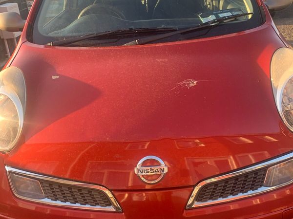 Nissan Micra Hatchback, Petrol, 2009, Red