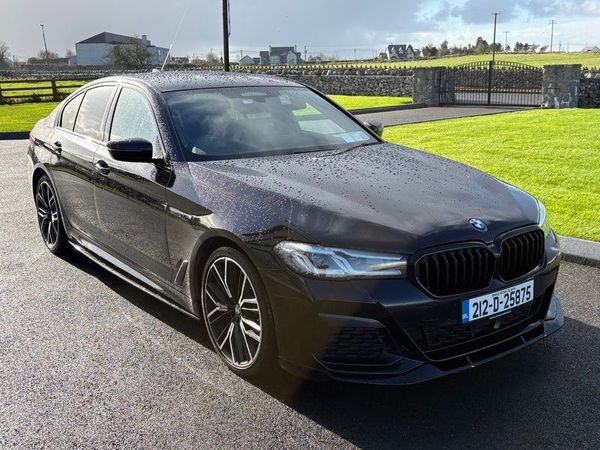 BMW 5-Series Saloon, Diesel, 2021, Black