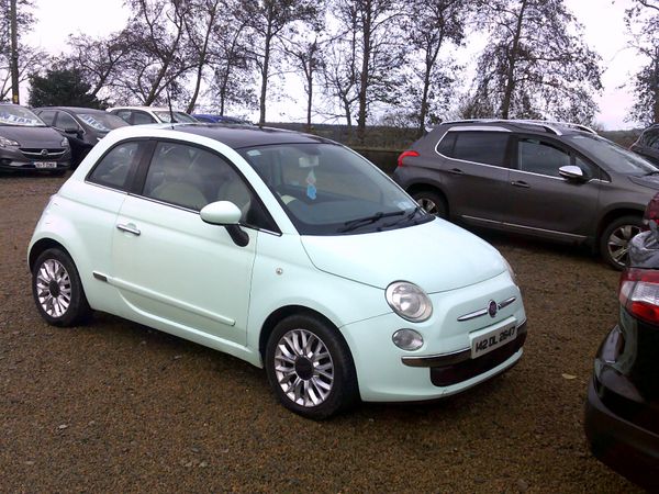 Fiat 500 Hatchback, Petrol, 2014, Green