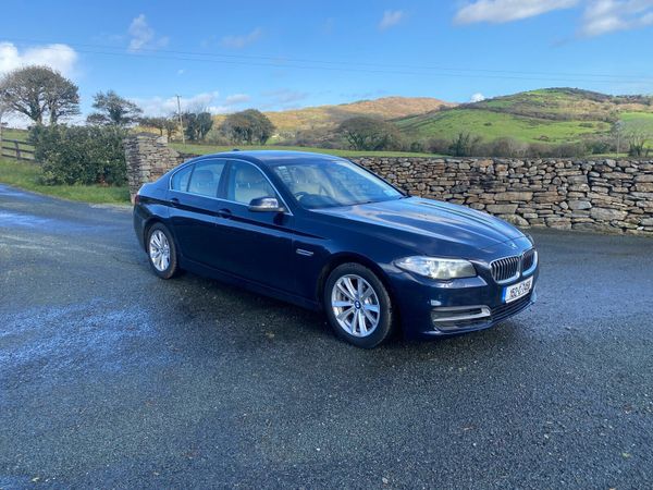 BMW 5-Series Saloon, Diesel, 2015, Blue