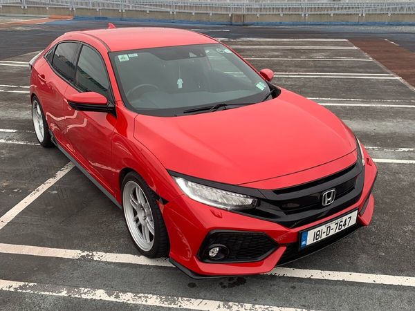 Honda Civic Hatchback, Petrol, 2018, Red