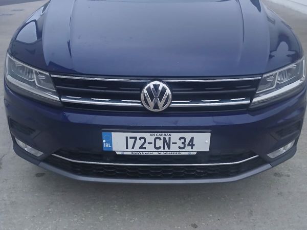 Volkswagen Tiguan SUV, Diesel, 2017, Blue