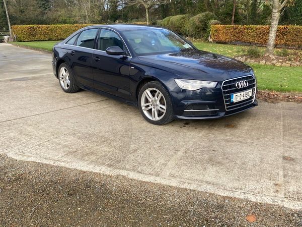 Audi A6 Saloon, Diesel, 2017, Blue