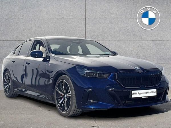 BMW 5-Series Saloon, Petrol Plug-in Hybrid, 2025, Blue