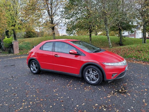 Honda Civic Hatchback, Petrol, 2007, Red