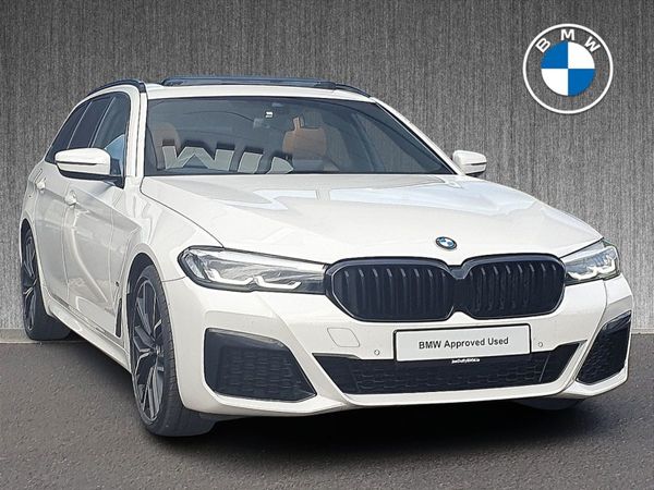 BMW 5-Series Estate, Diesel, 2022, White