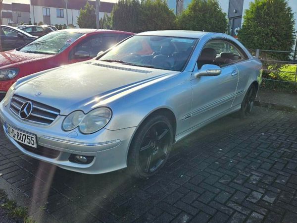 Mercedes-Benz CLK Coupe, Petrol, 2007, Silver