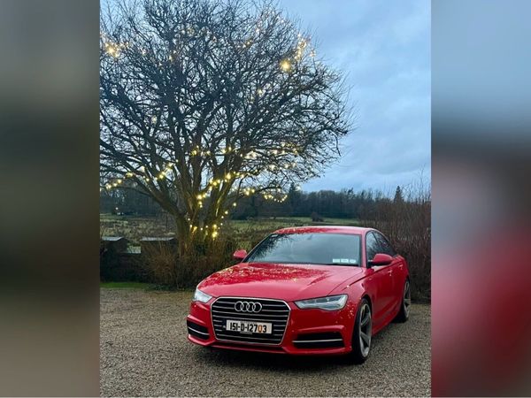 Audi A6 Saloon, Diesel, 2015, Red