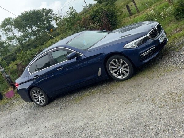 BMW 5-Series Saloon, Diesel, 2017, Blue