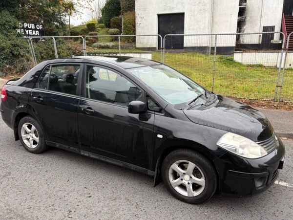 Nissan Tiida Saloon, Petrol, 2008, Black