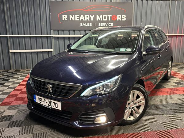 Peugeot 308 Estate, Petrol, 2018, Blue