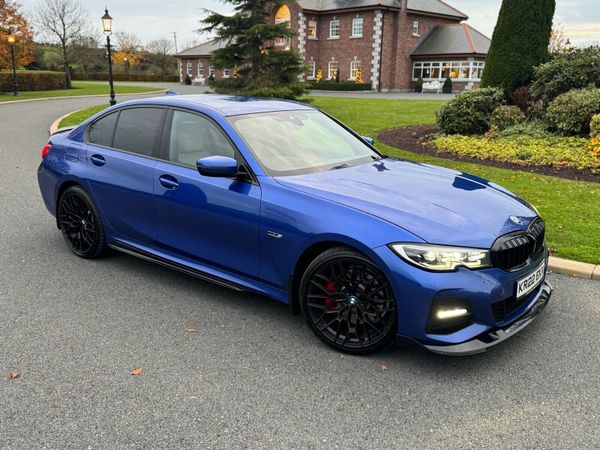BMW 3-Series Saloon, Petrol Hybrid, 2022, Blue