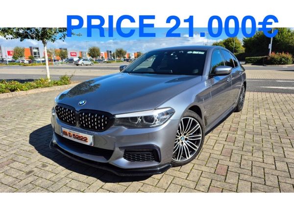 BMW 5-Series Saloon, Petrol Plug-in Hybrid, 2019, Blue