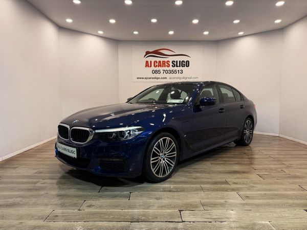 BMW 5-Series Saloon, Petrol Plug-in Hybrid, 2019, Blue