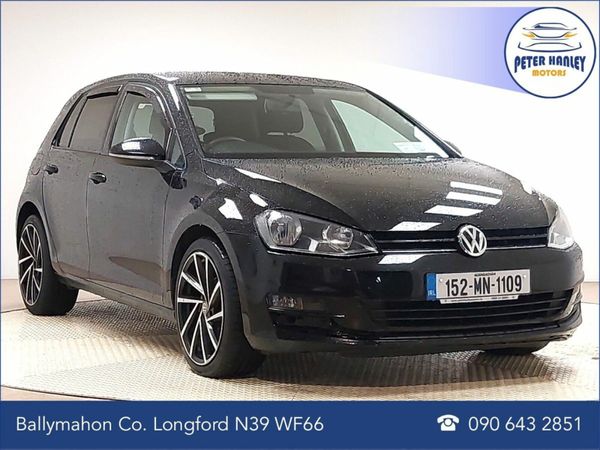 Volkswagen Golf Hatchback, Diesel, 2015, Black