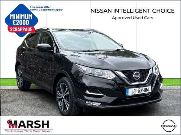 Nissan Qashqai Hatchback, Diesel, 2018, Black