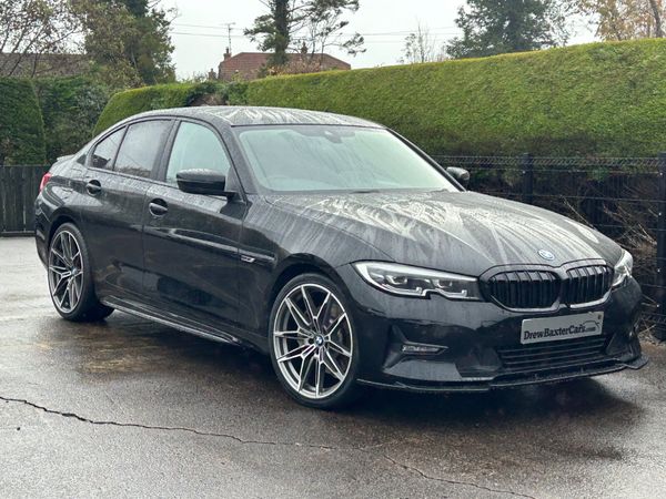 BMW 3-Series Saloon, Petrol Hybrid, 2021, Black