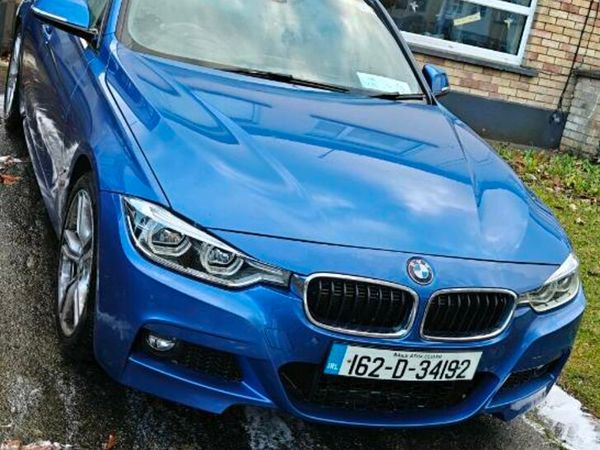 BMW 3-Series Saloon, Petrol Plug-in Hybrid, 2016, Blue