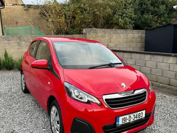 Peugeot 108 Hatchback, Petrol, 2019, Red