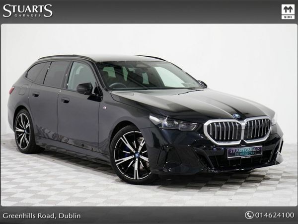BMW 5-Series Estate, Petrol Plug-in Hybrid, 2025, Black
