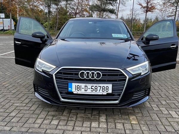 Audi A3 Hatchback, Diesel, 2018, Black