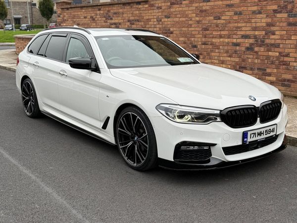BMW 5-Series Estate, Diesel, 2017, White