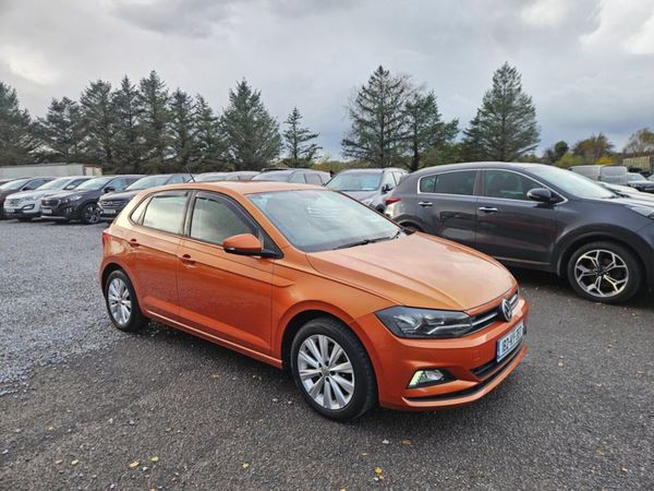 Volkswagen Polo Hatchback, Petrol, 2018, Orange