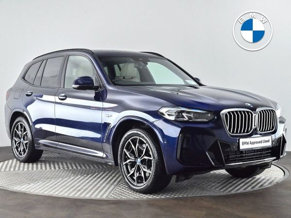 BMW X3 SUV, Petrol Plug-in Hybrid, 2022, Blue
