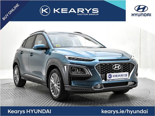 Hyundai KONA Crossover, Petrol, 2020, Blue