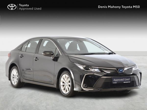 Toyota Corolla Saloon, Petrol Hybrid, 2022, Black