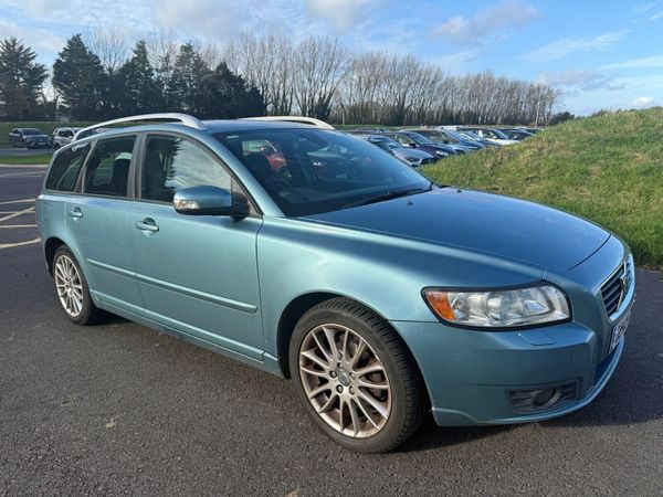 Volvo V50 Estate, Ethanol Petrol, 2008, Blue