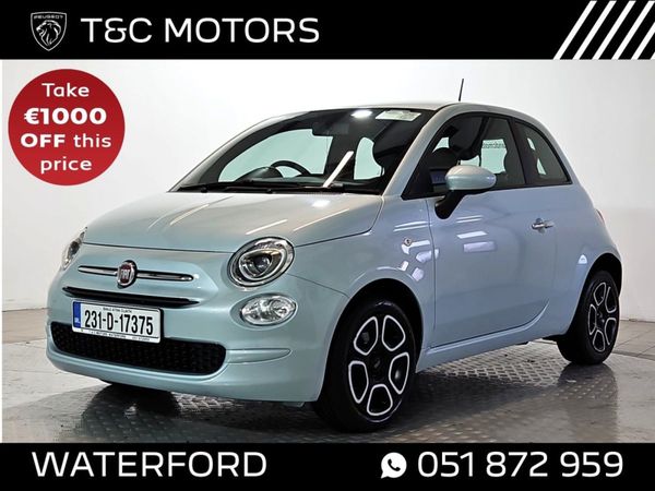 Fiat 500 Hatchback, Petrol, 2023, Green