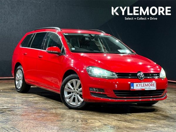 Volkswagen Golf Estate, Petrol, 2015, Red