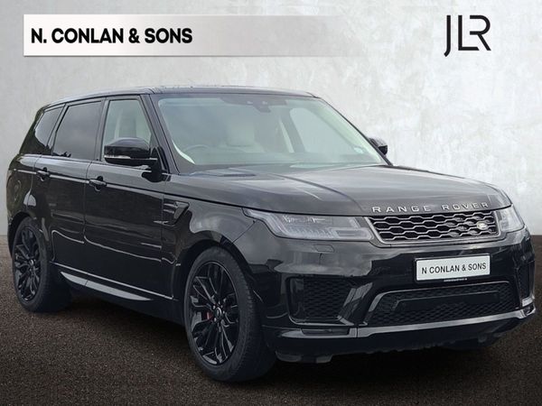 Land Rover Range Rover Sport SUV, Petrol Plug-in Hybrid, 2019, Black
