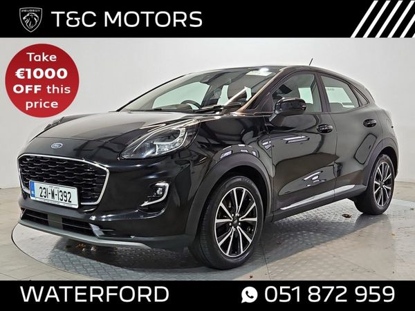 Ford Puma SUV, Petrol Hybrid, 2023, Black