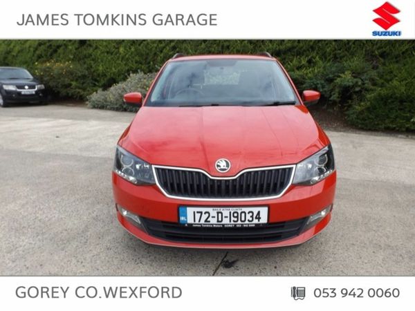 Skoda Fabia Estate, Petrol, 2017, Red