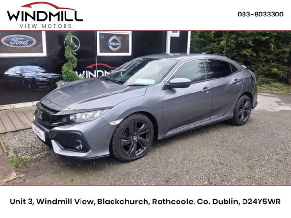 Honda Civic Hatchback, Petrol, 2018, Grey