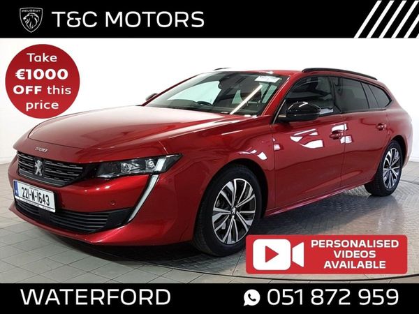 Peugeot 508 Estate, Diesel, 2022, Red