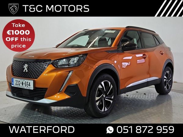 Peugeot 2008 SUV, Petrol, 2023, Orange