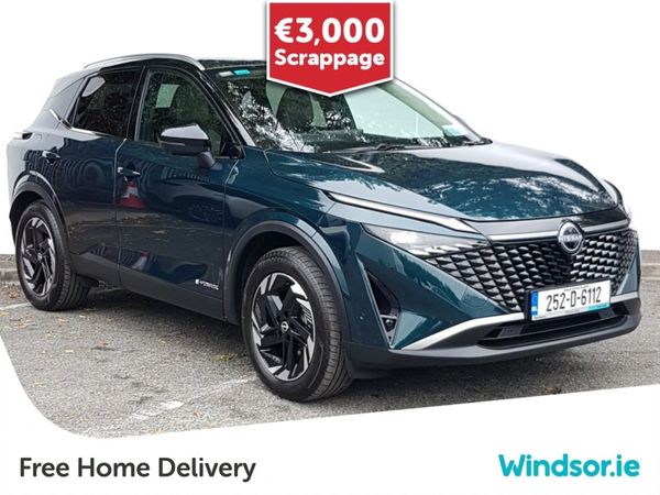 Nissan Qashqai MPV, Petrol Hybrid, 2025, Green