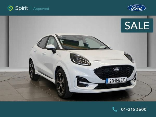 Ford Puma MPV, Petrol Hybrid, 2025, White