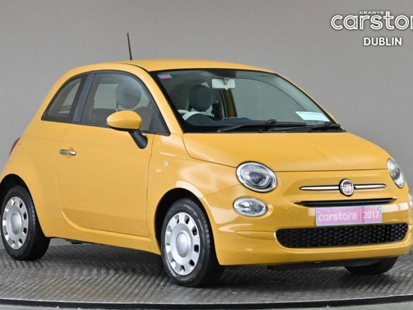 Fiat 500 Hatchback, Petrol, 2017, Yellow