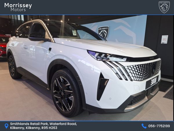 Peugeot 3008 SUV, Petrol Hybrid, 2026, White