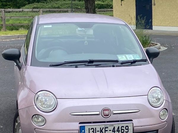 Fiat 500 Hatchback, Petrol, 2013, Pink