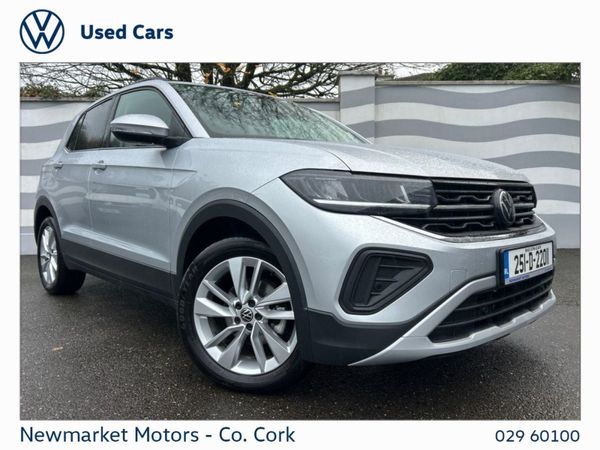 Volkswagen T-Cross SUV, Petrol, 2025, Silver